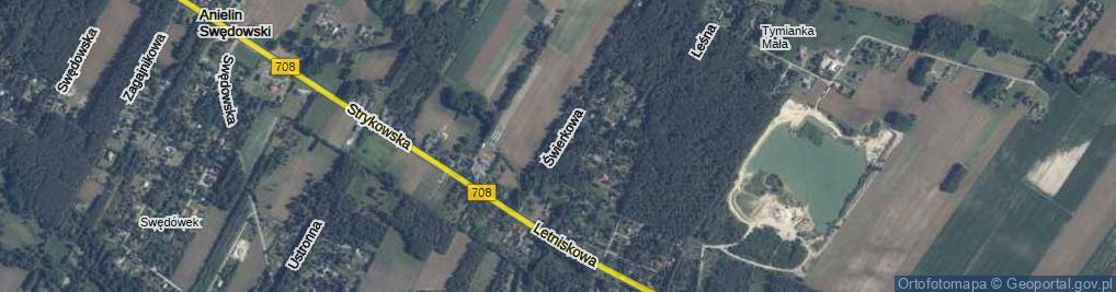 Zdjęcie satelitarne Świerkowa ul.